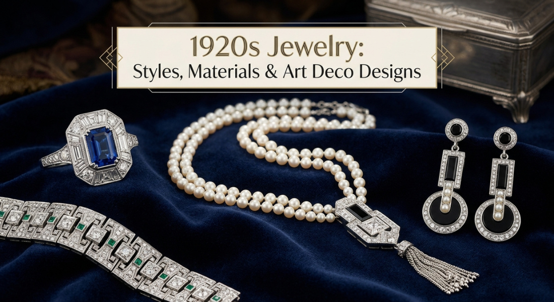 1920s Jewelry: Styles, Materials & Art Deco Designs