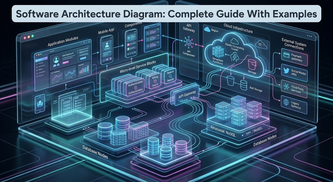 Software Architecture Diagram: Types, Examples & Best Practices