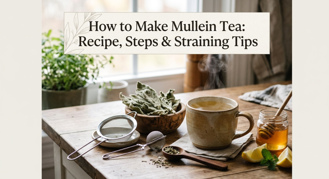 How to Make Mullein Tea: Recipe, Steps & Straining Tips